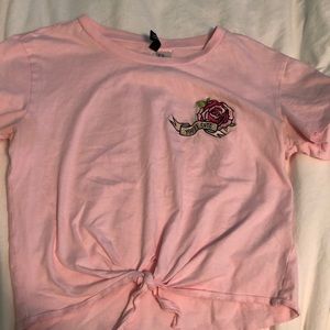 Pink Crop Top